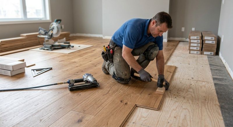 Finished Floor Installation in Manassas, VA