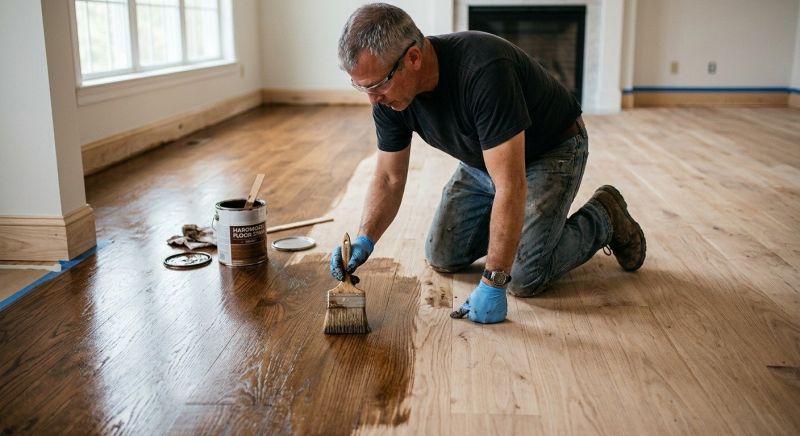 Hardwood Floor Staining in Kansas City, KS