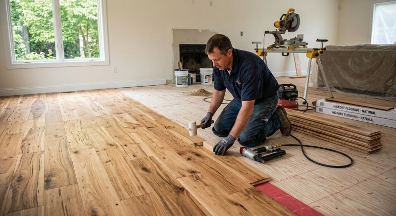 Hickory Floor Installation in Austin, TX
