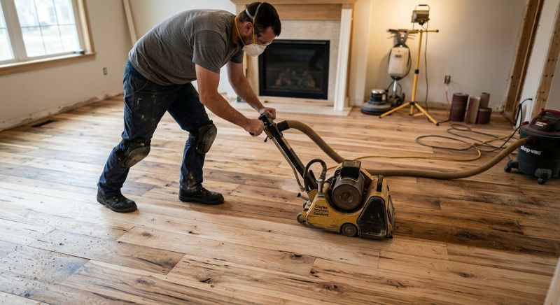 Hickory Floor Refinishing in Olathe, KS