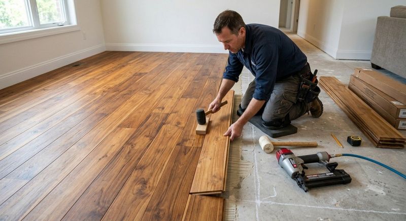 Teak Flooring Installation in Manassas, VA