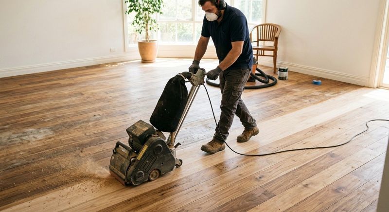 Tiger Wood Floor Refinishing in Alpharetta, GA