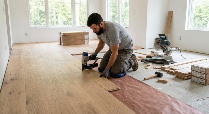 White Oak Floor Installation in Phoenix, AZ