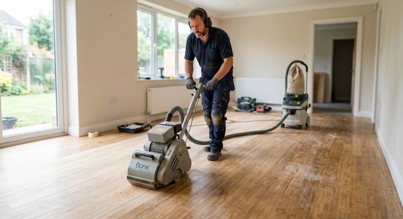 Bamboo Floor Refinishing in Overland Park, KS