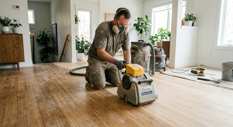 Bamboo Floor Refinishing in Olathe, KS