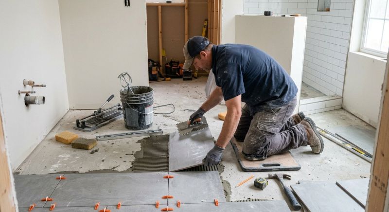 Ceramic Tiles Replacement in Fredericksburg, VA