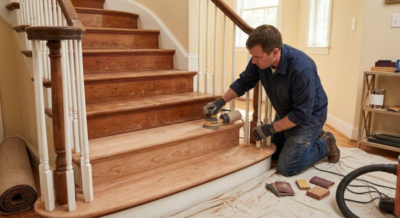 Cherry Floor Refinishing in Alpharetta, GA