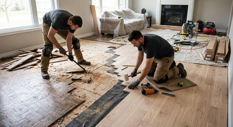 Hardwood Replacement in Fort Worth, TX