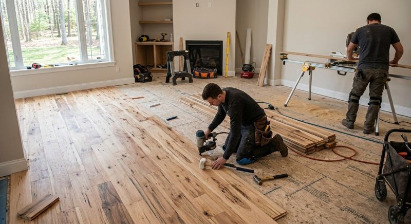 Hickory Floor Installation in Austin, TX