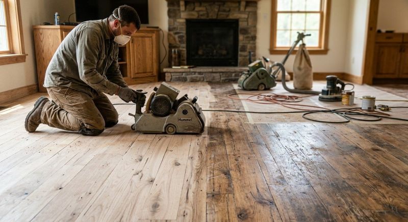 Hickory Floor Refinishing in Kansas City, KS