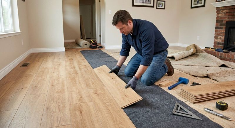 Laminate Floor Remodeling in Sacramento, CA