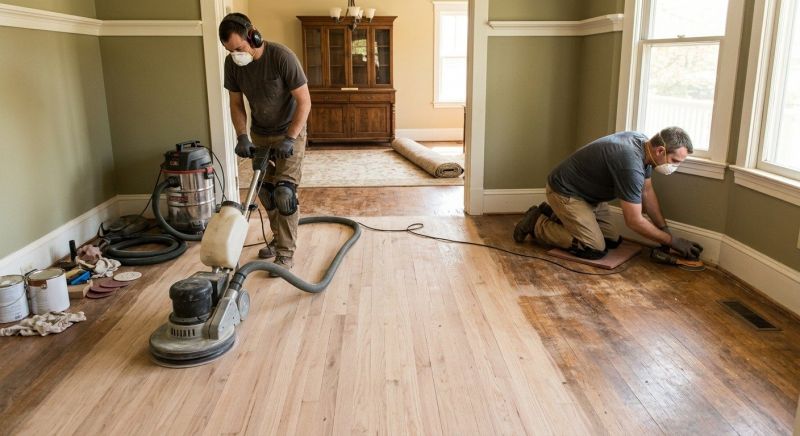 Mahogany Floor Refinishing in Olathe, KS
