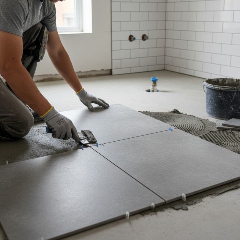 Mosaic Tile Floor Installation in Annapolis, MD