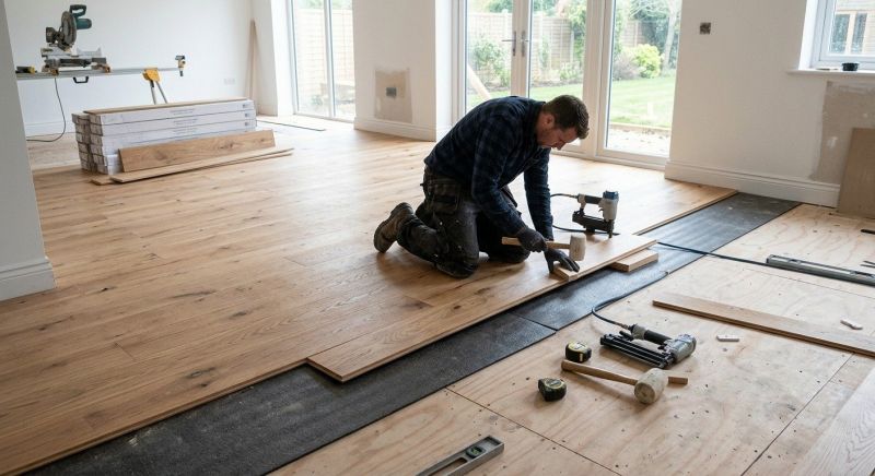 Oak Floor Installation in San Antonio, TX