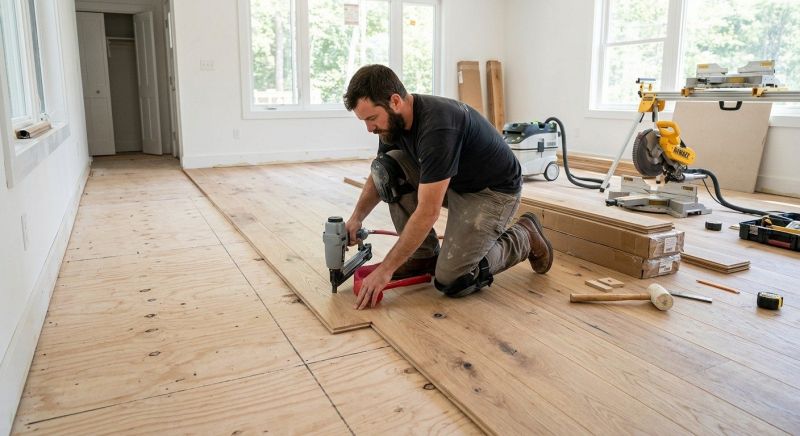 Oak Floor Installation in Fort Worth, TX
