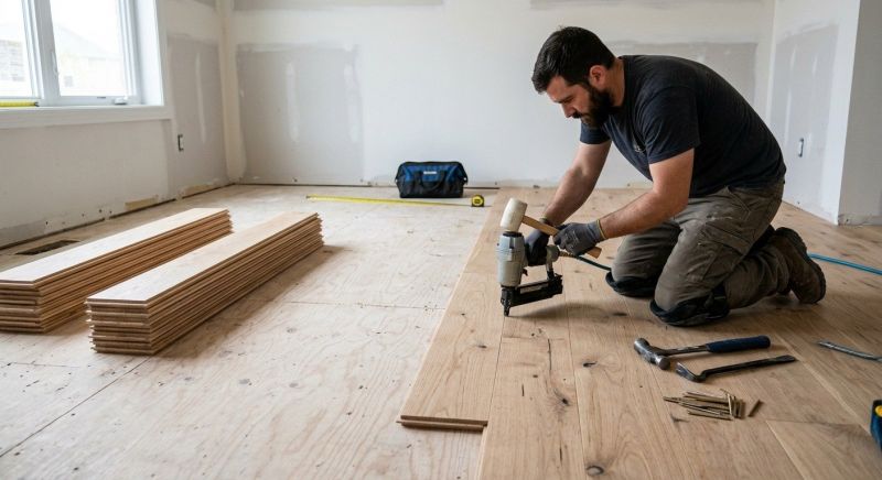 Oak Floor Installation in Austin, TX