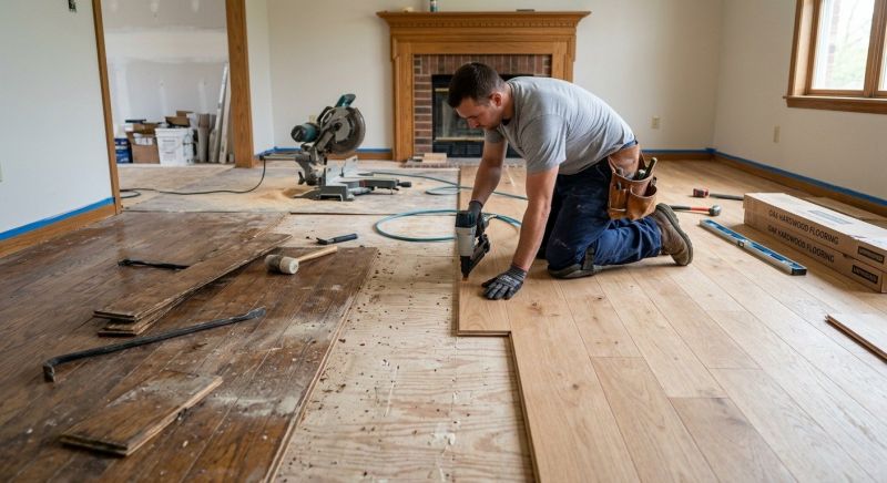 Oak Floor Replacement in Austin, TX