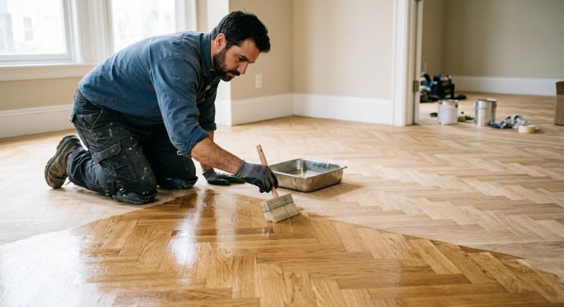 Parquet Floor Refinishing in Overland Park, KS