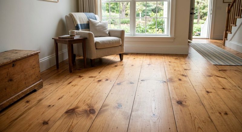 Pine Floor Installation in Manassas, VA