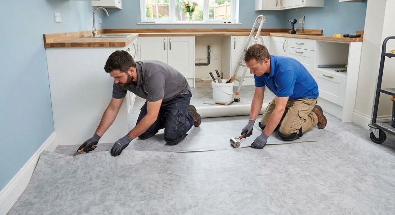 Sheet Linoleum Installation in Fort Worth, TX