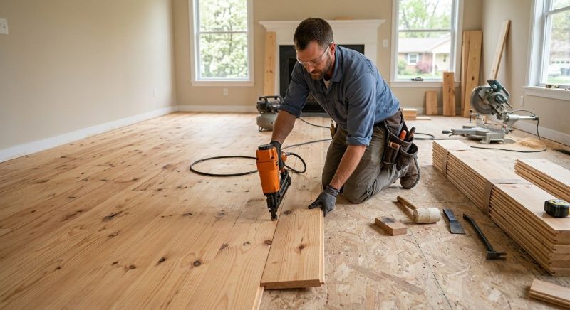 Teak Flooring Installation in Manassas, VA