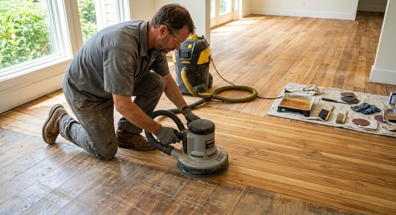 Tiger Wood Floor Refinishing in Overland Park, KS