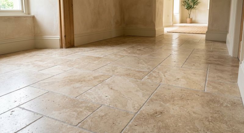Travertine Floor Installation in Fredericksburg, VA