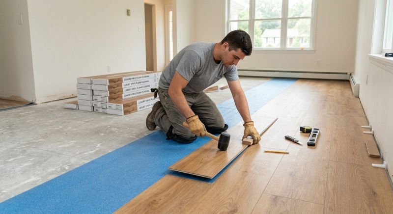 Vinyl Plank Floor Installation in Boulder, CO