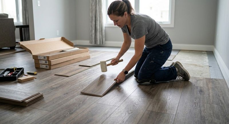 Vinyl Plank Floor Installation in Manassas, VA