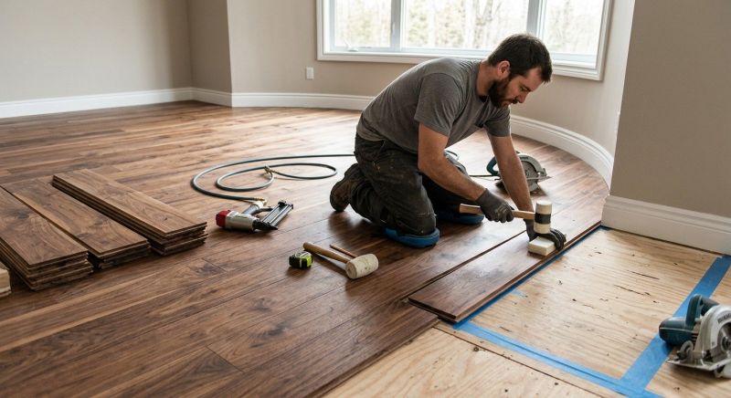 Walnut Flooring Installation in Manassas, VA