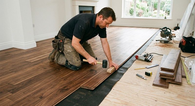 Walnut Flooring Installation in San Antonio, TX