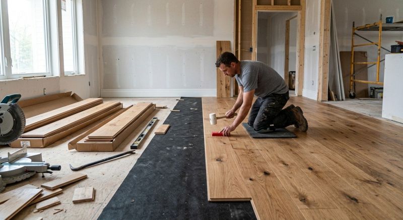 Wide Plank Floor Installation in Austin, TX